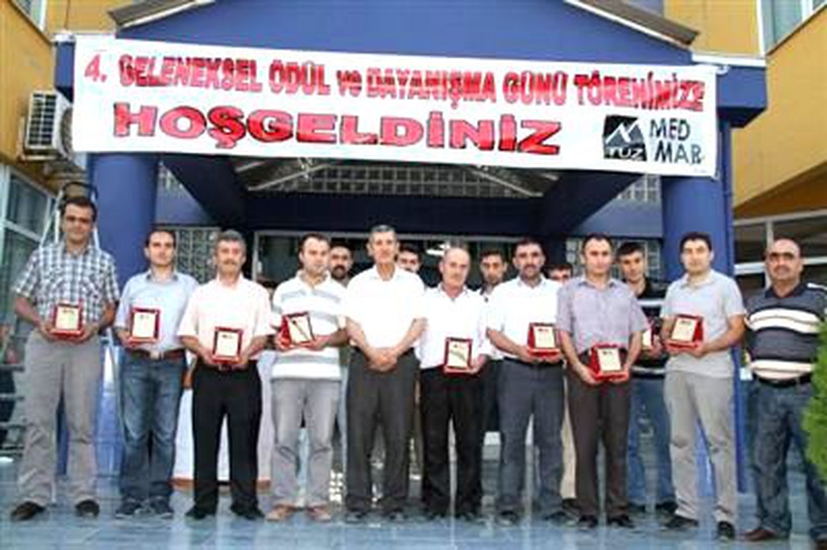 Tuz Fabrikasında İşçilere Altın