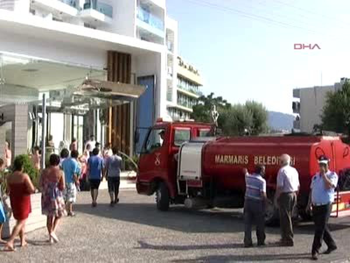 Beş Yıldızlı Otelde Baca Yangını