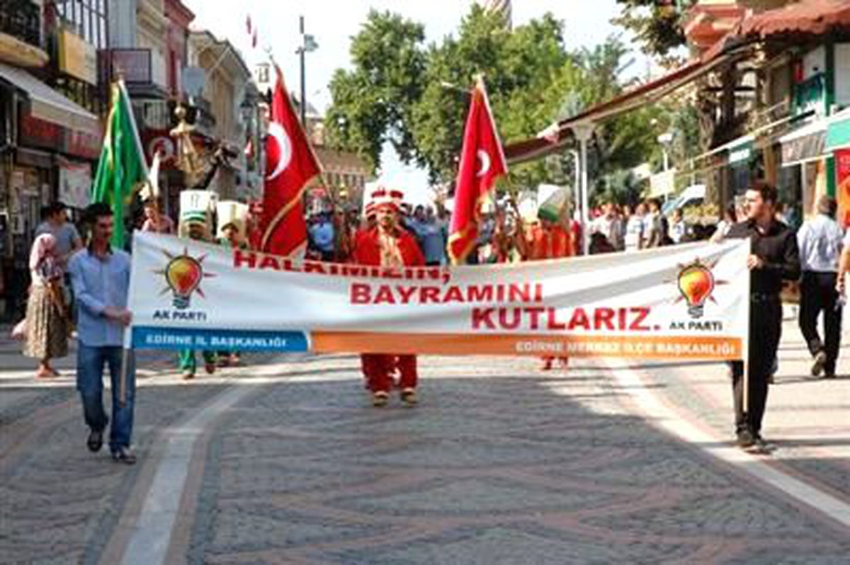 Edirne\'de Mehteranlı Bayram Kutlaması