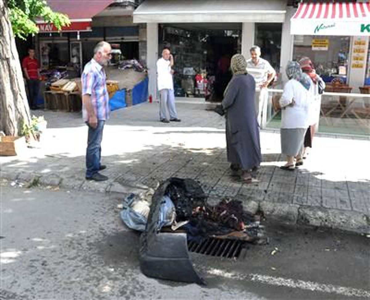 Samsun\'da Yangın