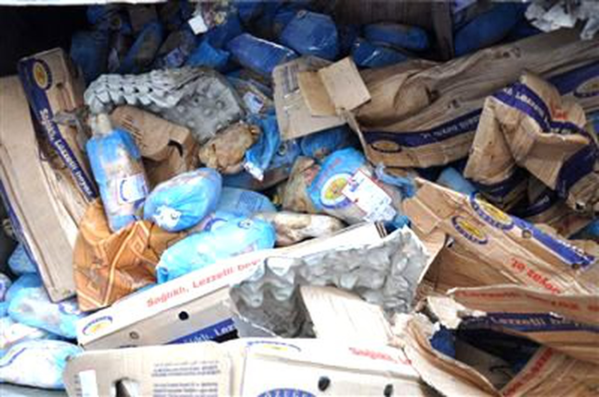 Diyarbakır\'da 6 Ton Bozuk Tavuk Eti Ele Geçirildi