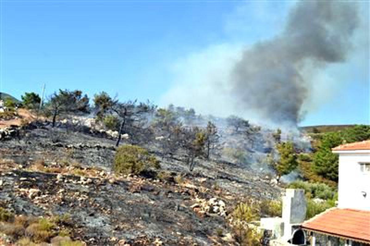 Datça\'da Orman Yangını