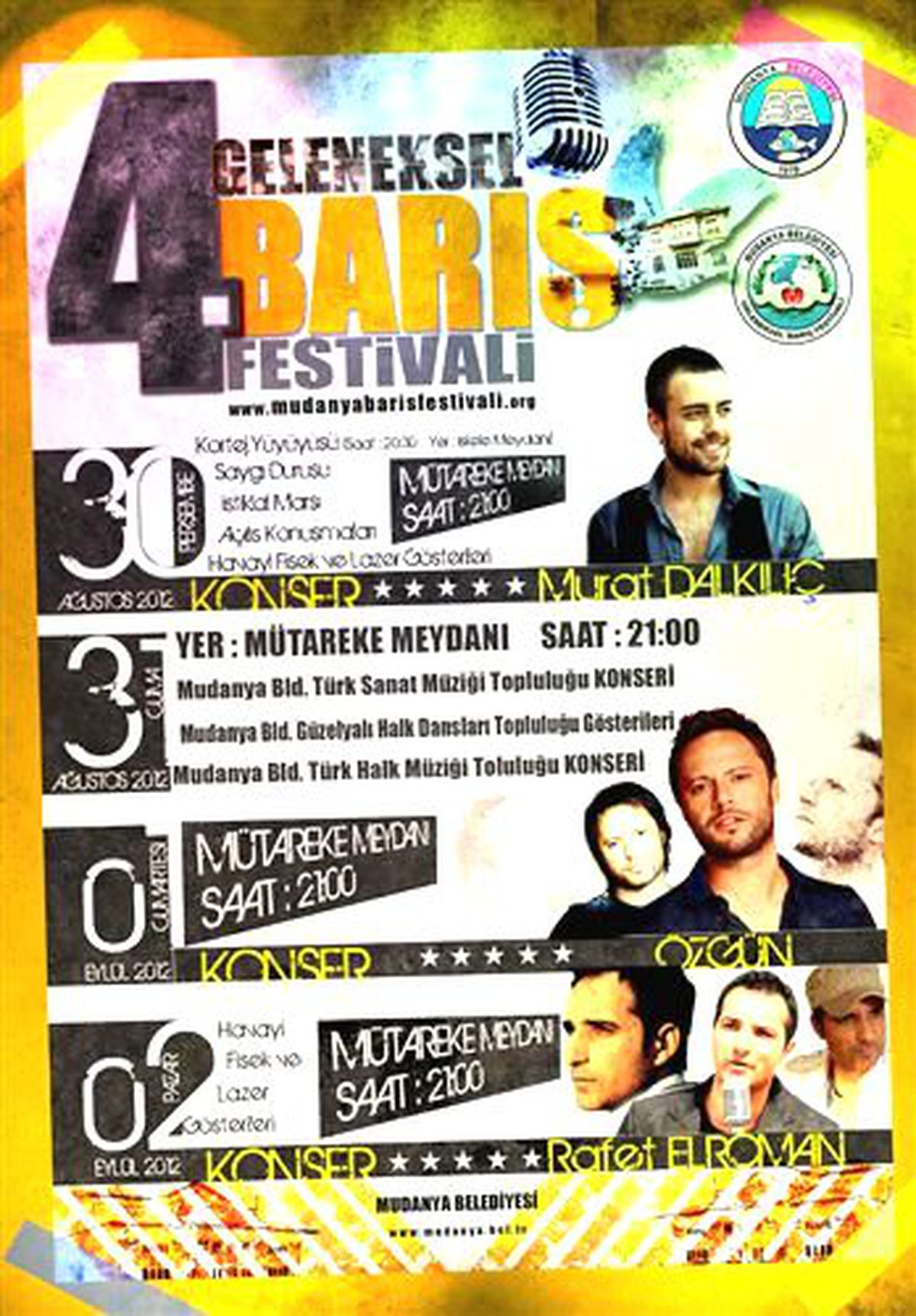 Mudanya 4.barış Festivali Başlıyor