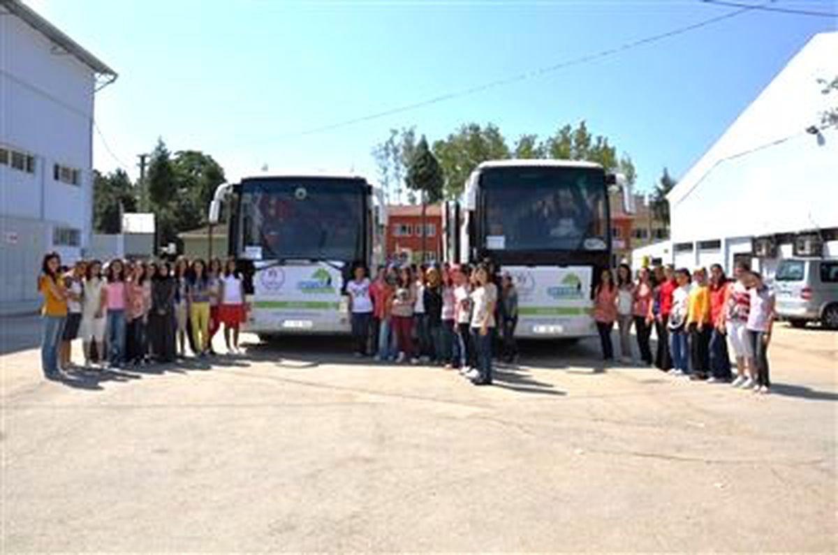 74 Seyyah Çanakkale'ye Uğurlandı