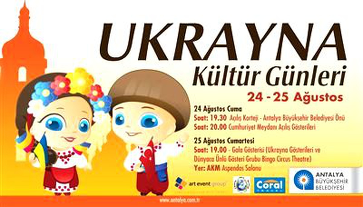 Antalya\'da Ukrayna Kültür Günleri Yaşanacak