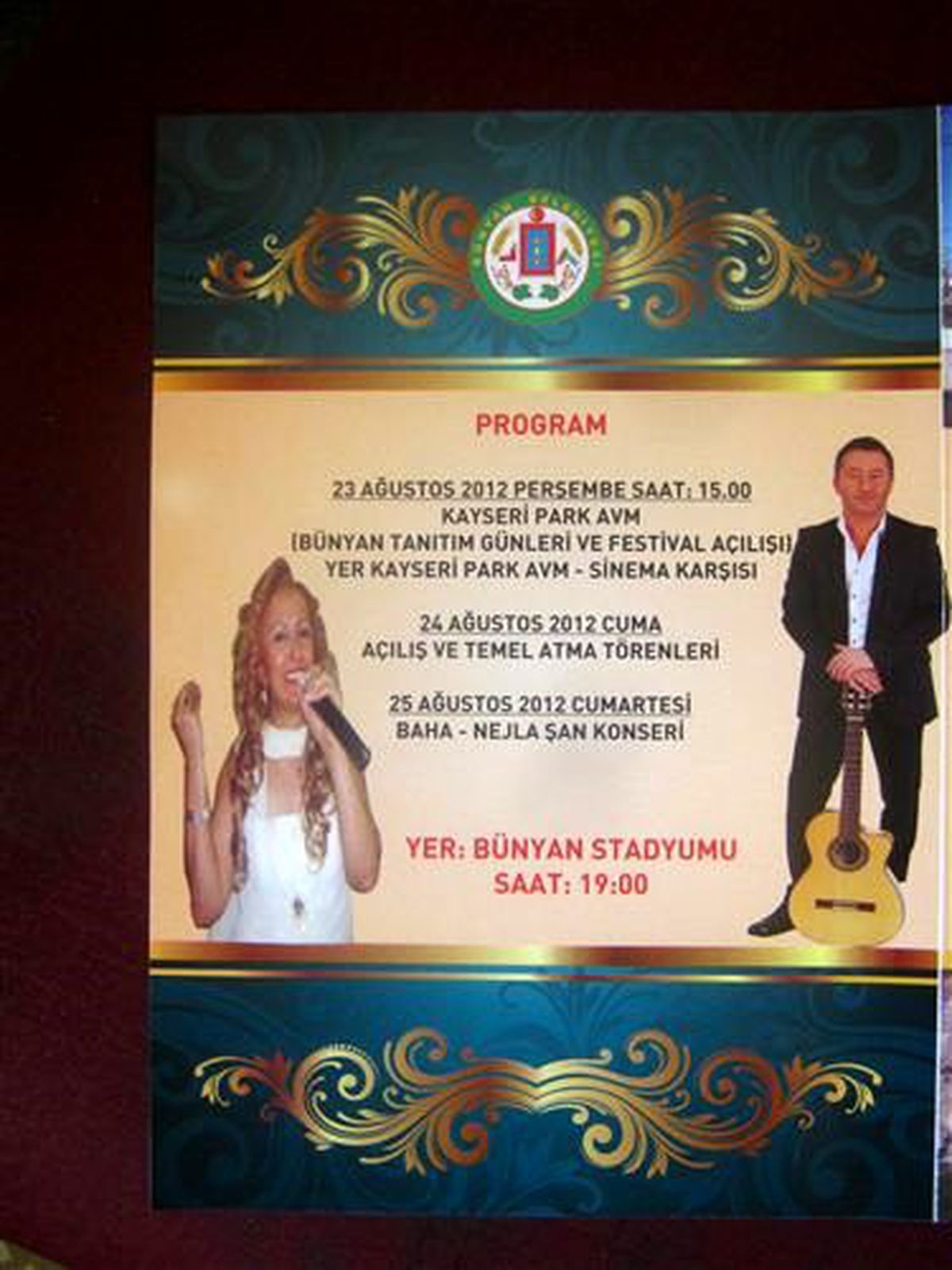 Sanatçı Baha Halı ve Gilaburu Festivaline Katılacak