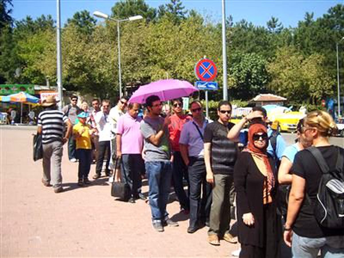 Teleferikte Halk Günü İzdihamı