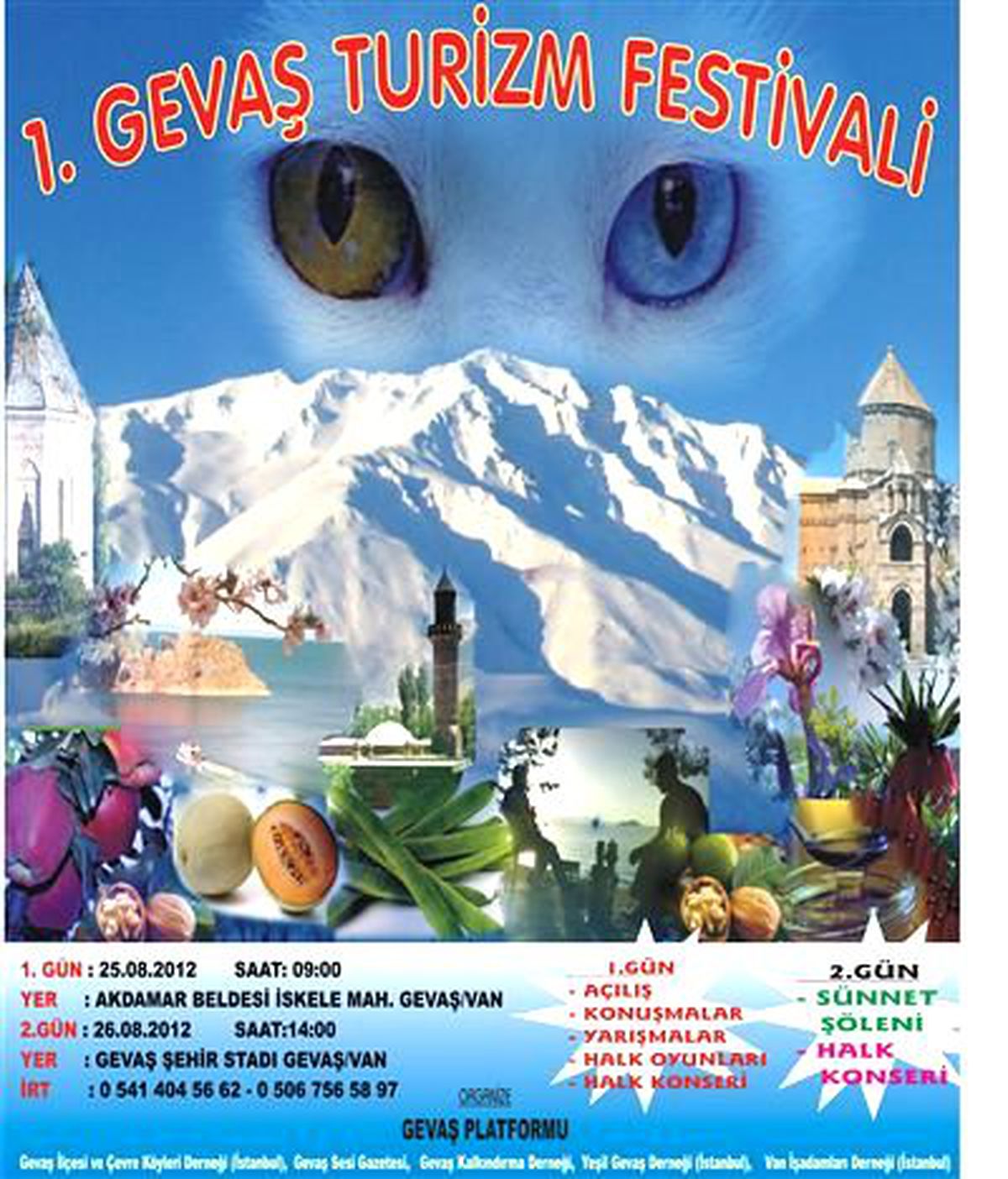 1. Gevaş Turizm Festivali