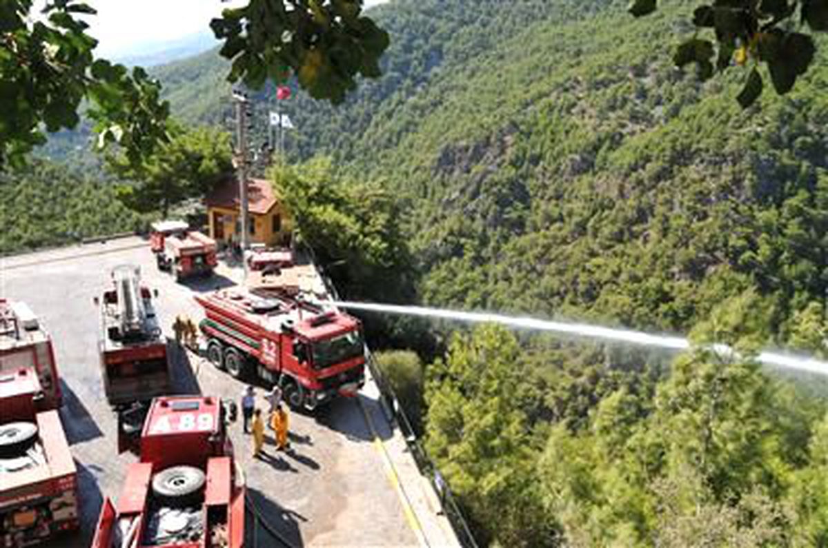 Alanya\'da Orman Yangını