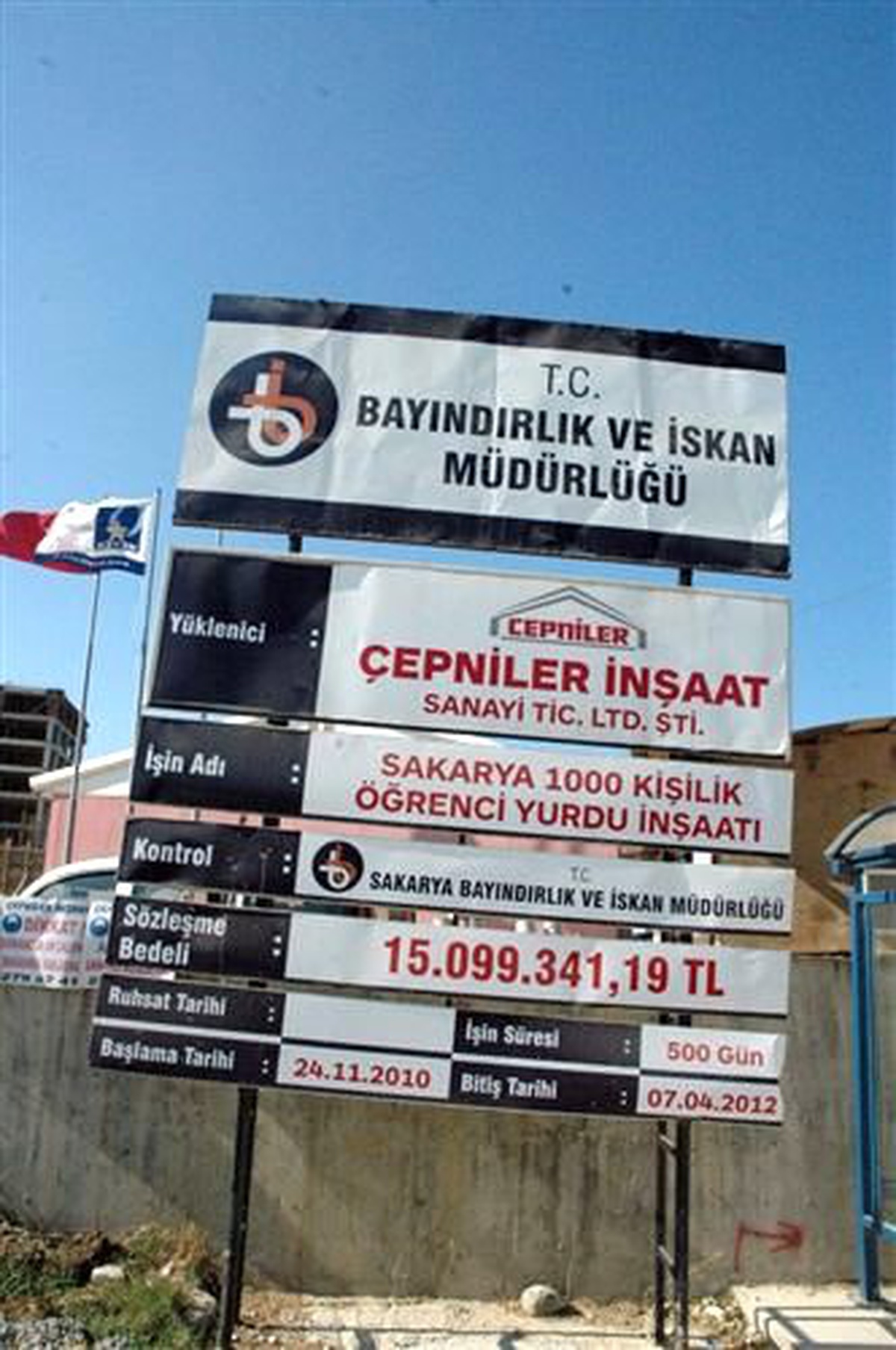 Bin Kişilik Öğrenci Yurdu Yeni Öğretim Yılına Yetiştirilmeye Çalışılıyor