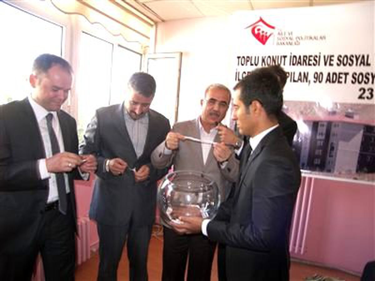 Darende TOKİ Konutlarının Kuraları Çekildi