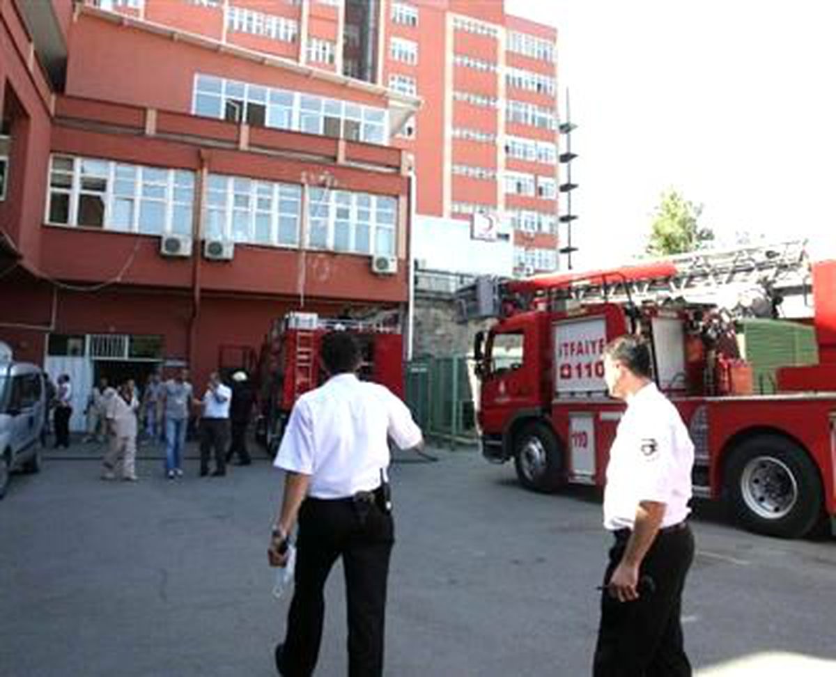 Hastanede Yangın