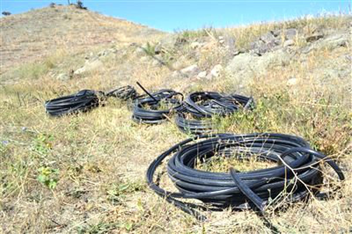 Kablo Hırsızı Suçüstü Yakalandı