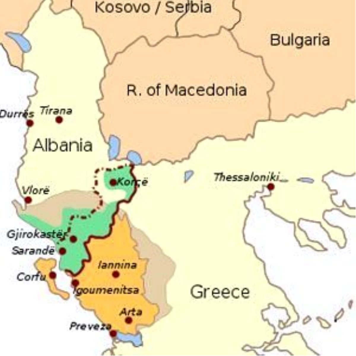 Makedonya\'daki Arnavutlukların Durumu