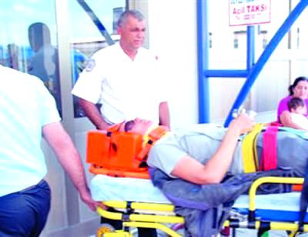 Motosikletli İngiliz Turist Kaza Yaptı