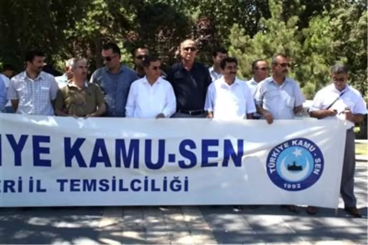 Türkiye Kamu-Sen Kayseri İl Temsilciliği Terörü Lanetledi