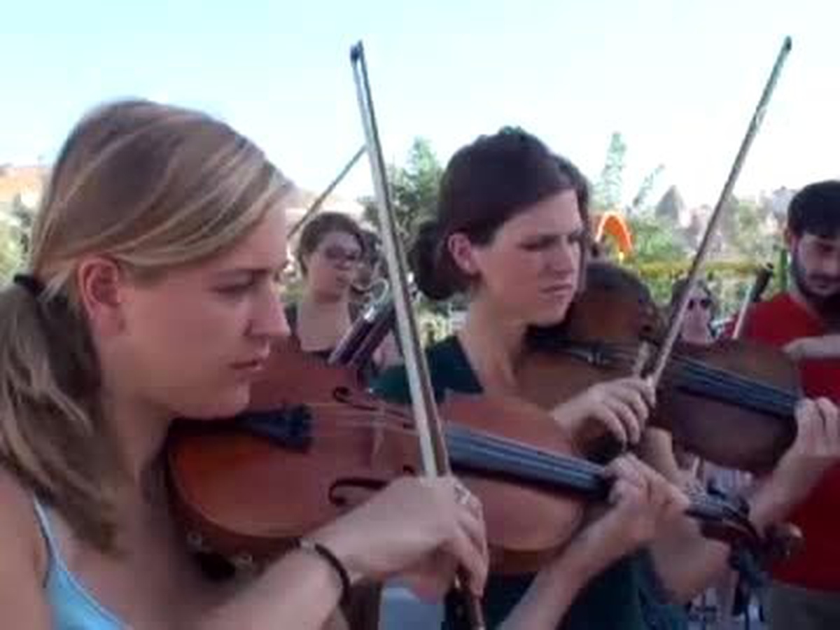 Dünyanın En Hızlı Sokak Senfonisi Göreme de Konser Verdi