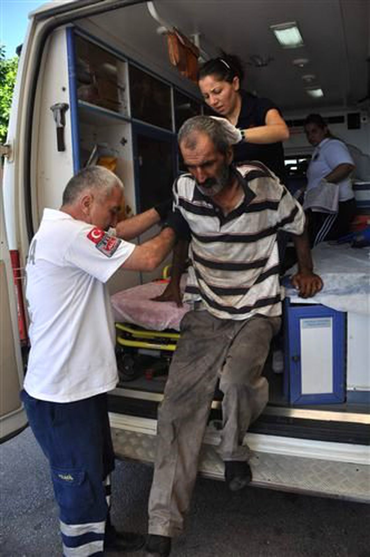 Kazayı Hafif Yaralı Atlattı
