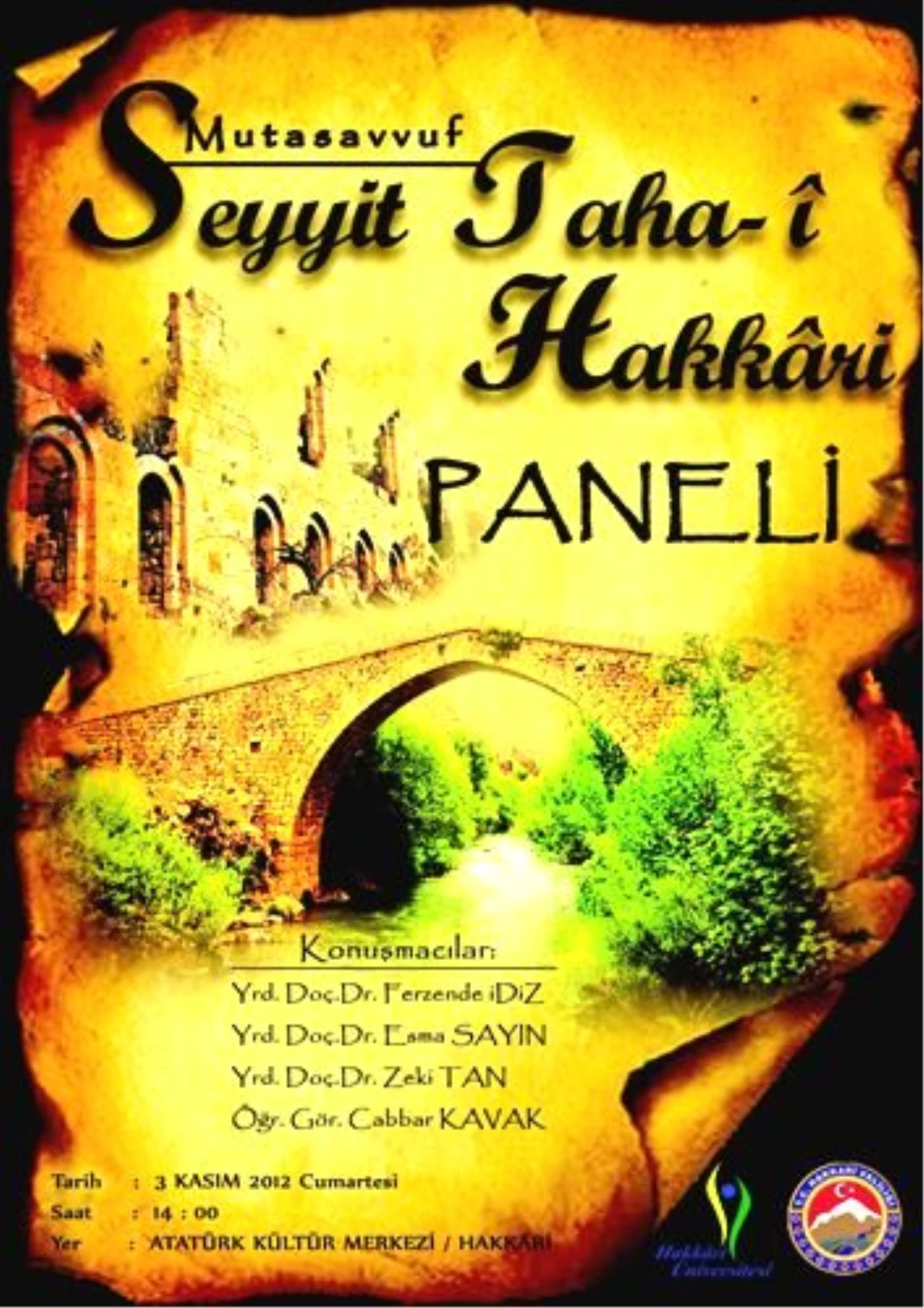 Seyyit Taha-İ Hakkari Paneli