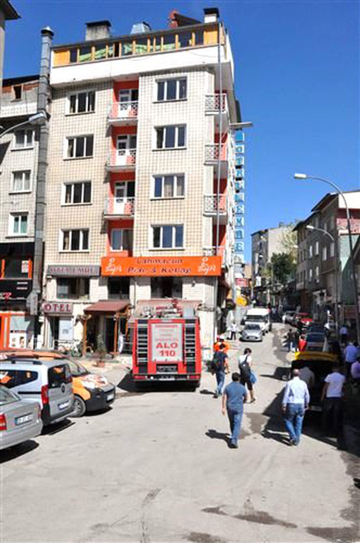 Erzurum\'da Korkutan Yangın