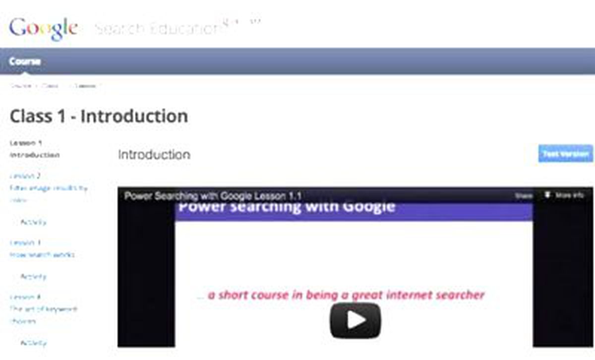 Google\'ın bedava Google kursu