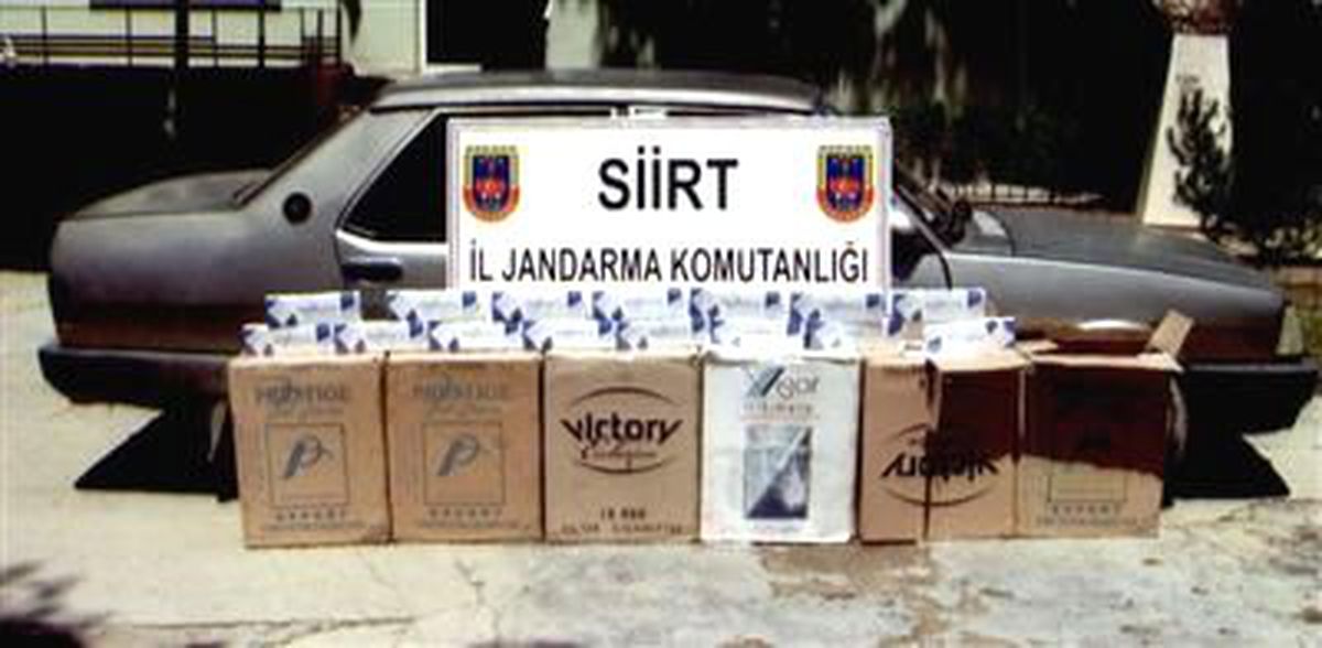 Siirt\'te 68 Bin 910 Paket Kaçak Sigara Ele Geçirildi