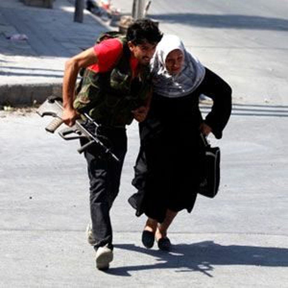 Suriye\'de Çatışma Anları )