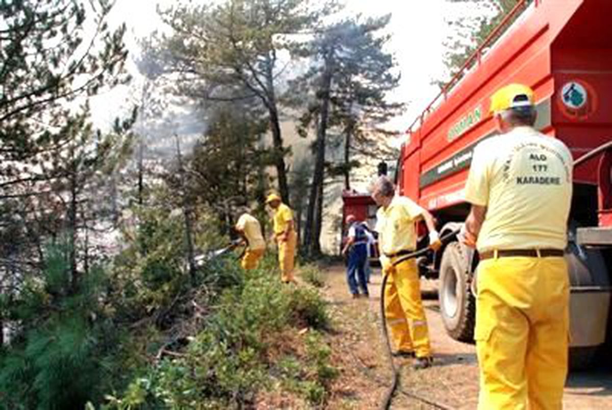 Taşköprü\'deki Orman Yangını Yerleşim Yerlerini Tehdit Ediyor