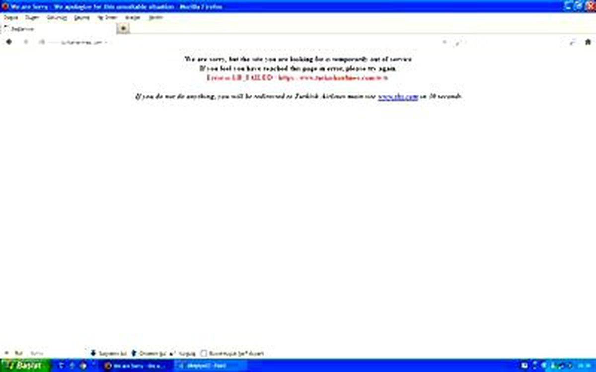 THY\'nin Sitesi Hacklendi, Havalimanı Sistemi Devrede
