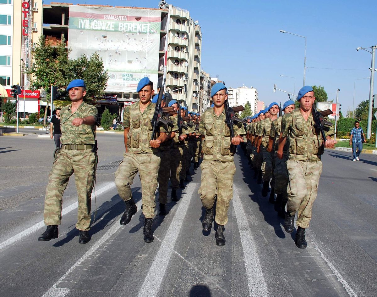 Adıyaman\'da 30 Ağustos Zafer Bayramı Provası Yapıldı