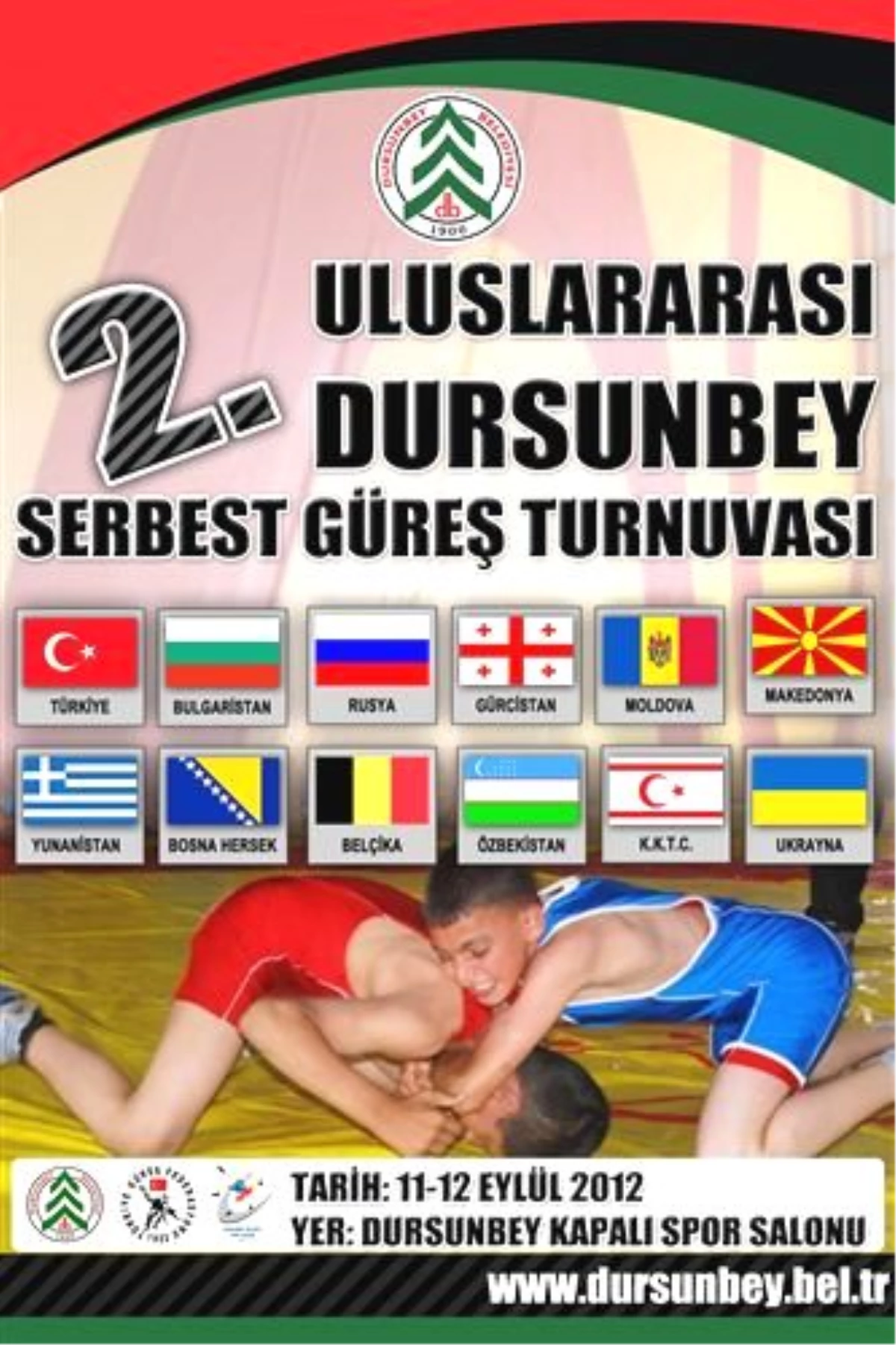 Dursunbey\'de Uluslarası Güreş Turnuvası