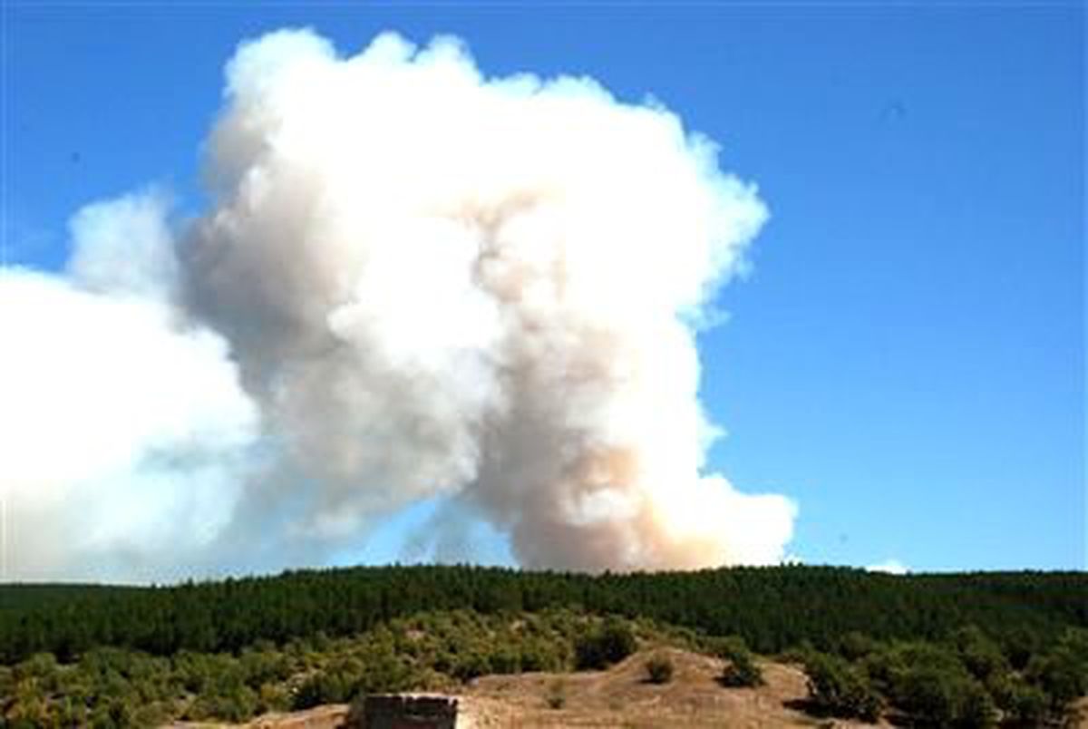 Kastamonu\'da Orman Yangını