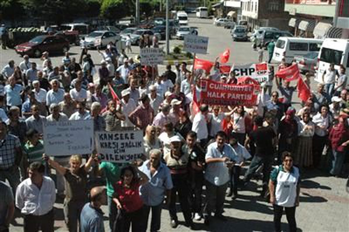 Sapanca\'da Taş Ocağı Protestosu