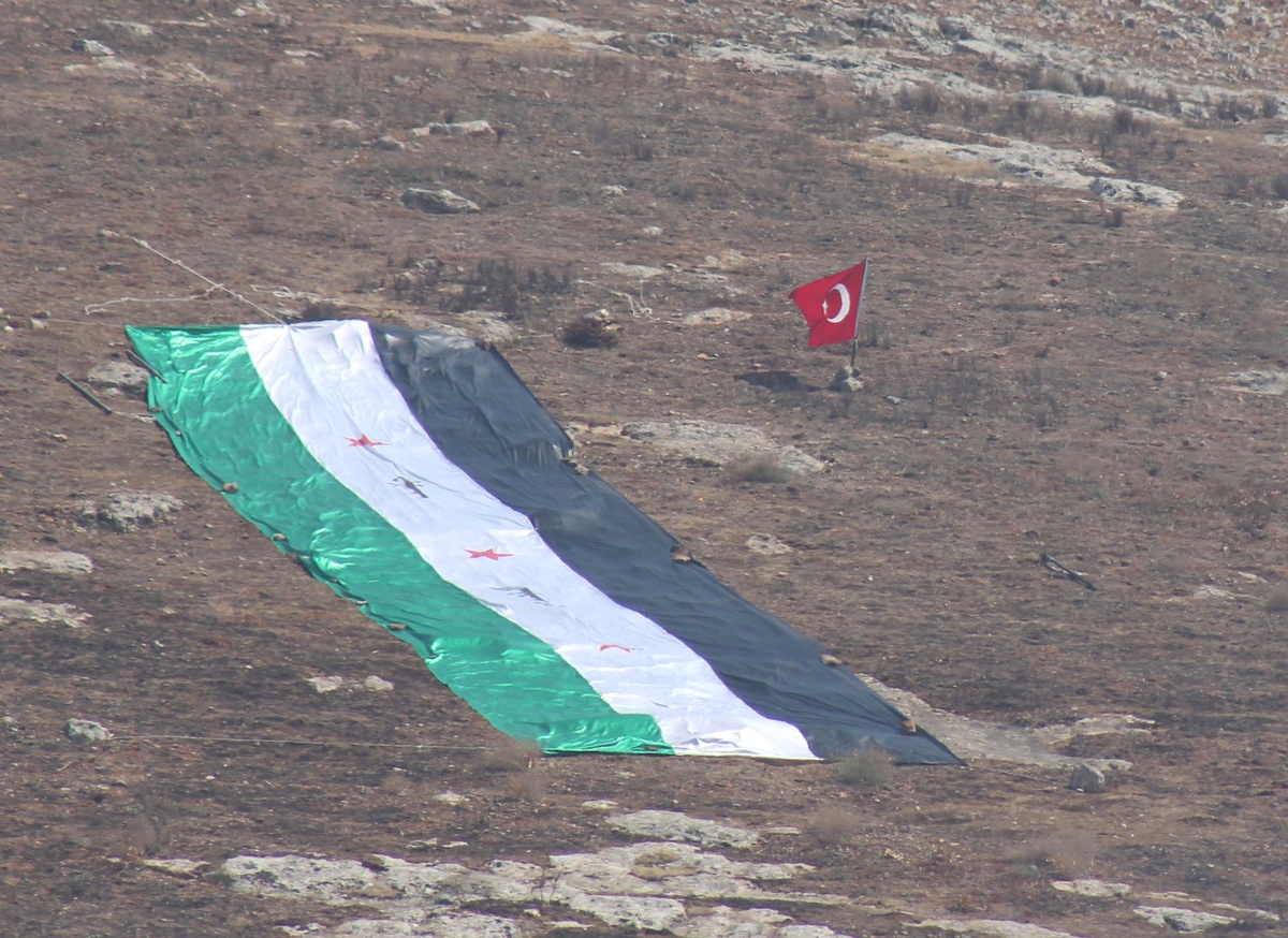 Suriye Topraklarında Türk Bayrağı