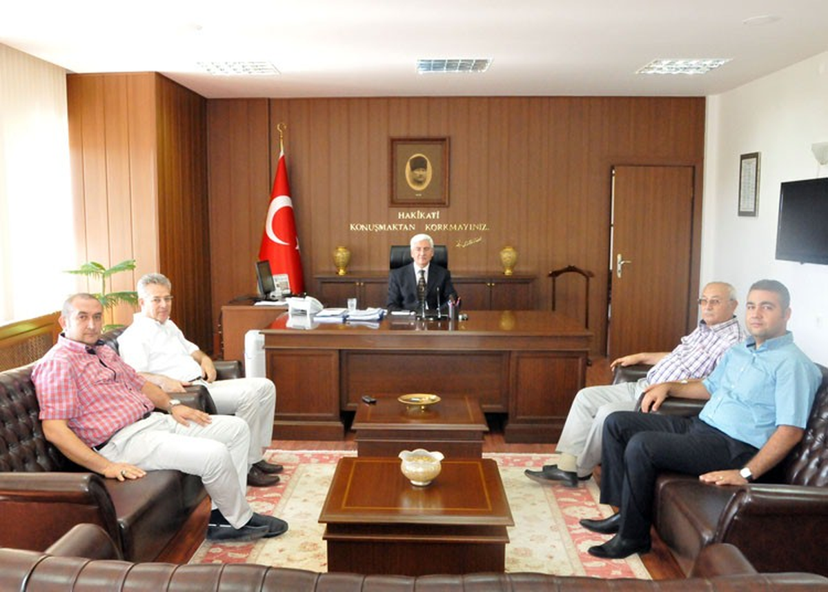 Tokat Valisi Taşkesen\'den Vali Koca\'ya Hayırlı Olsun Ziyareti
