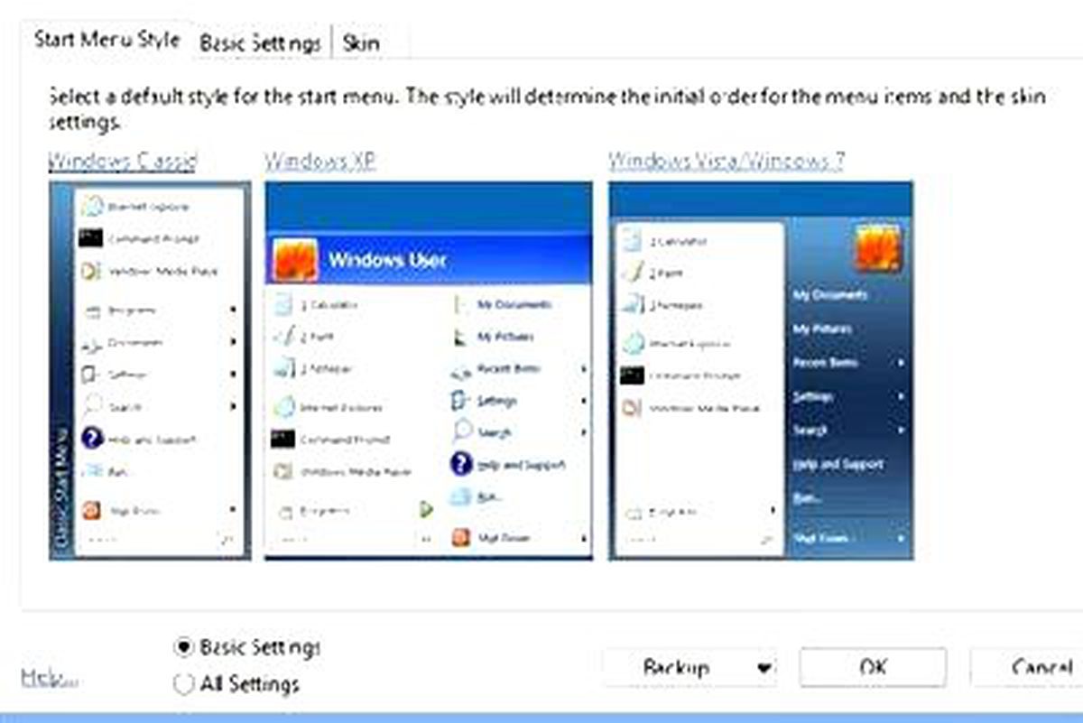 Windows 8\'e başlat menüsü