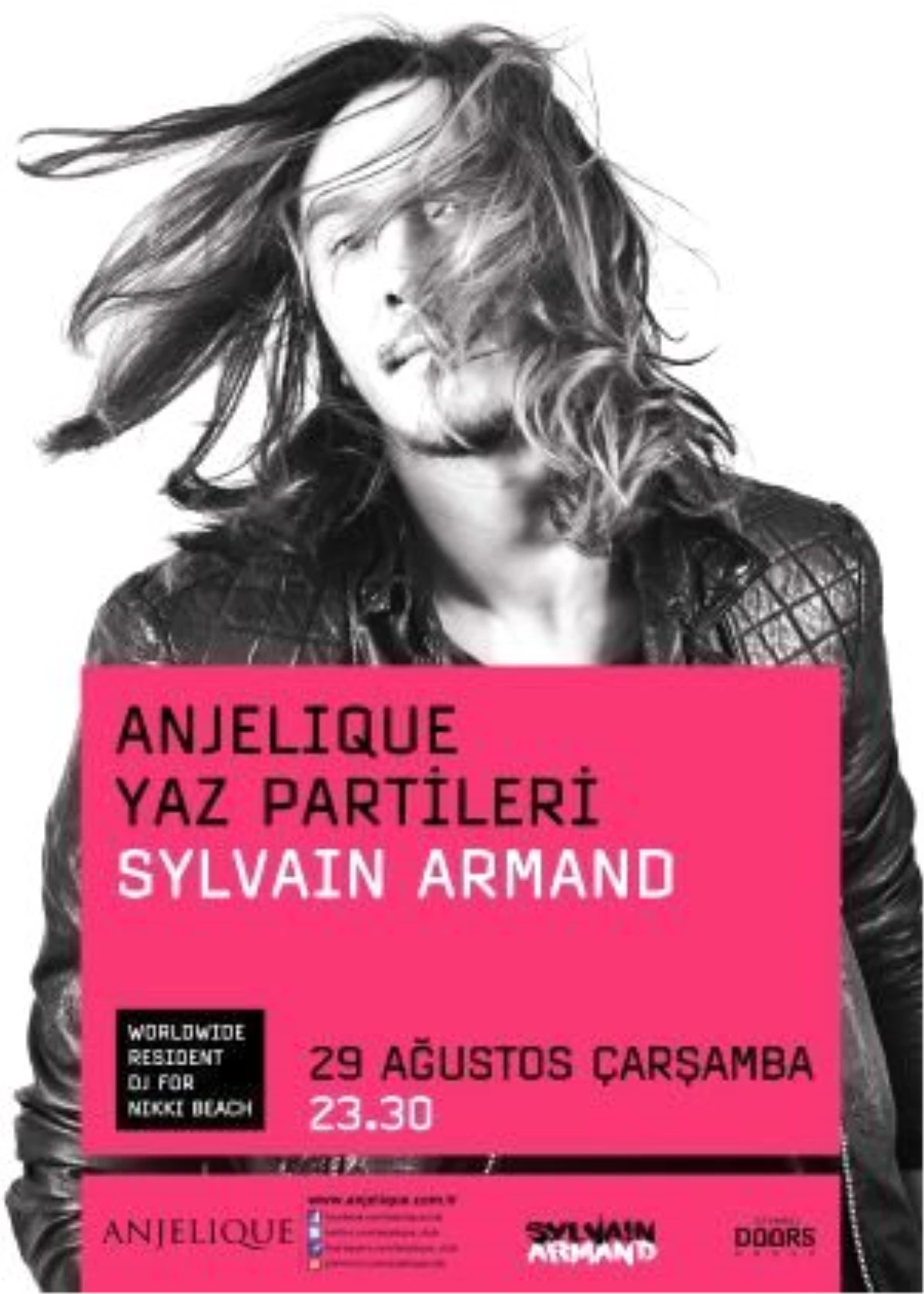DJ Sylvain Armand Yarın Akşam Anjelique\'te