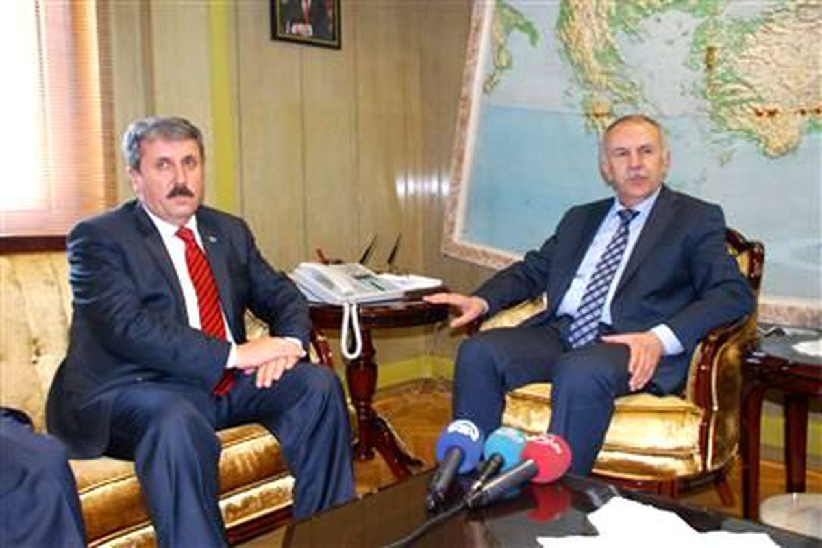 Mustafa Destici Gaziantep\'e Gelerek Vali Ata\'yı Ziyaret Etti