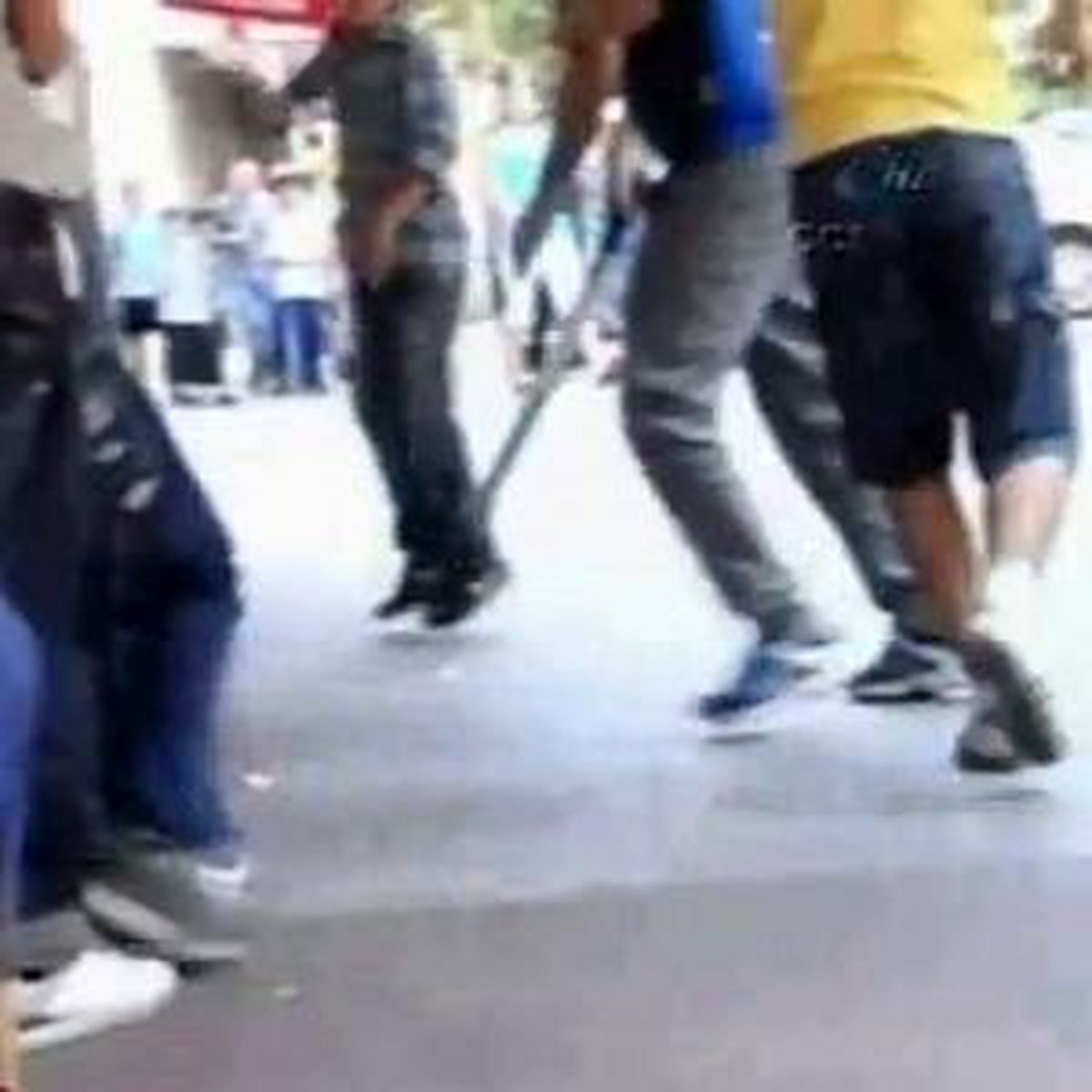 Döner Bıçaklı Kavga Kamerada