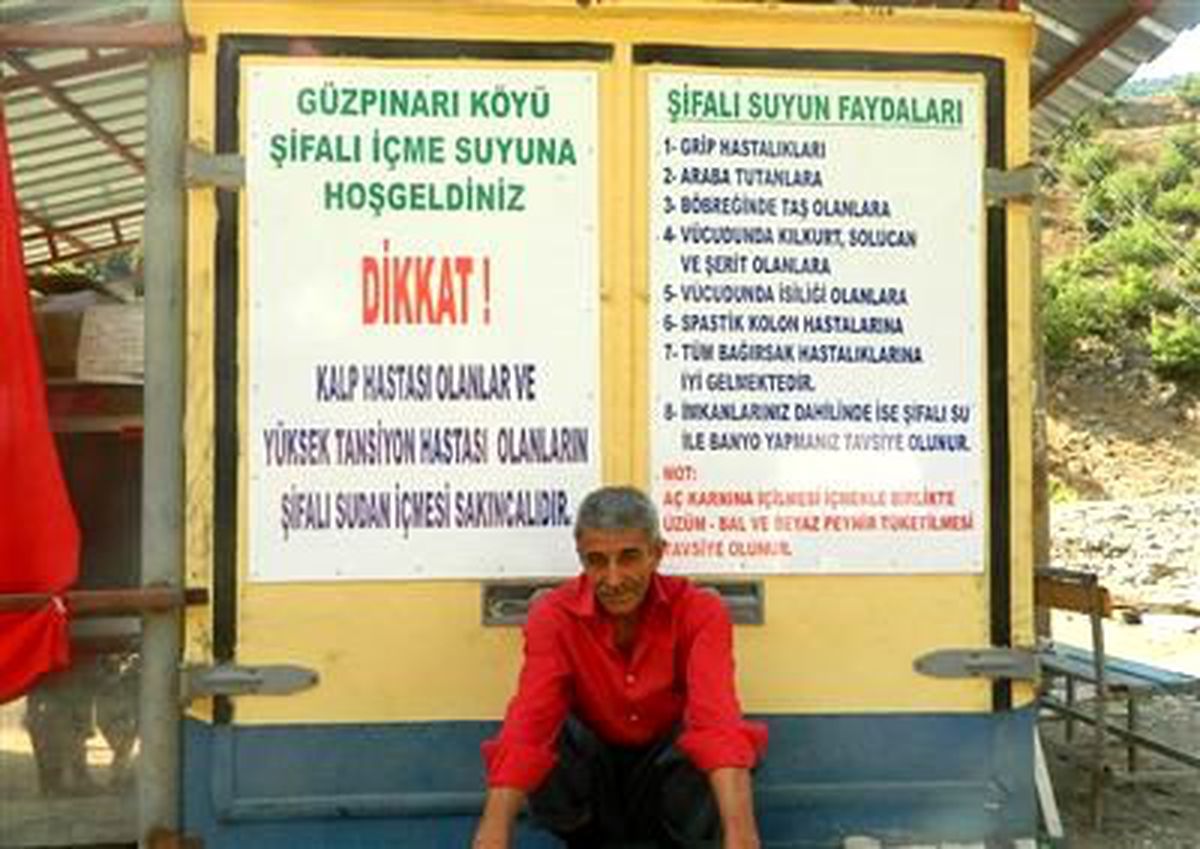 Şifalı Suya Bisikletli Ulaşım