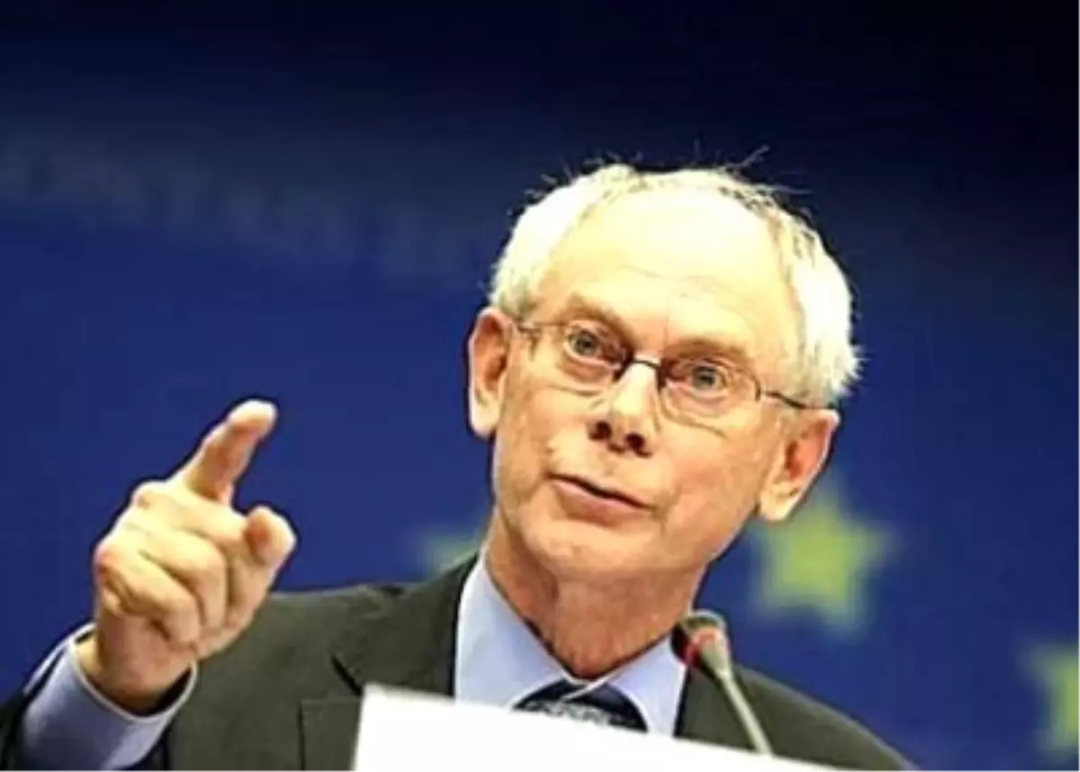 Avrupa Konseyi Başkanı Van Rompuy, İspanya Başbakanı Rajoy ile Görüştü