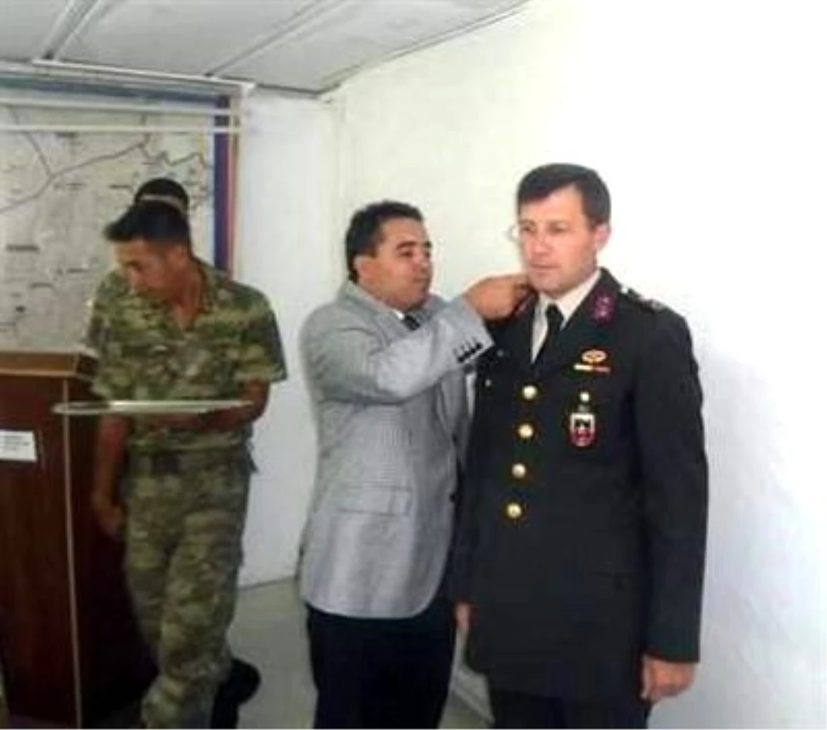 Gürpınar Jandarma Tabur Komutanlığı\'nda Terfi Töreni