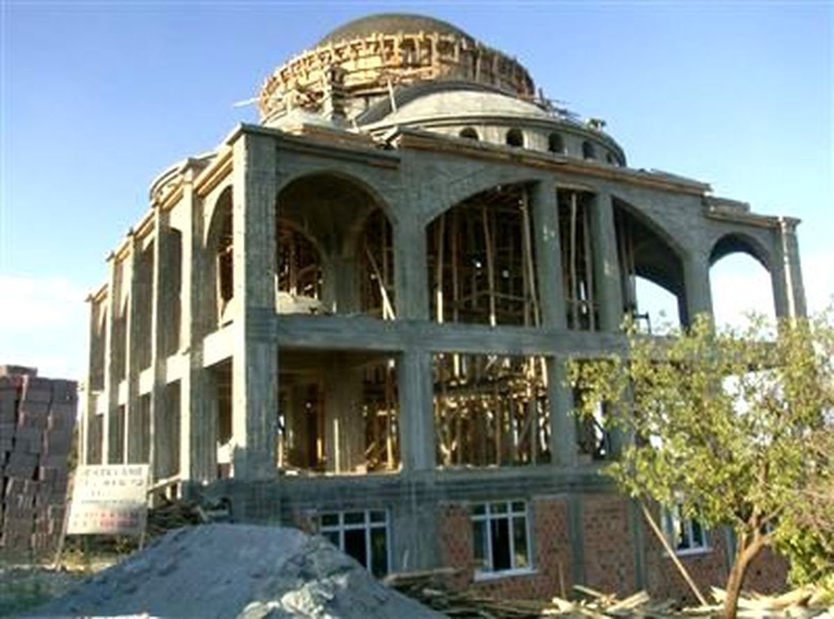 İnşaatı Devam Eden Hecek Camii İlgi Bekliyor