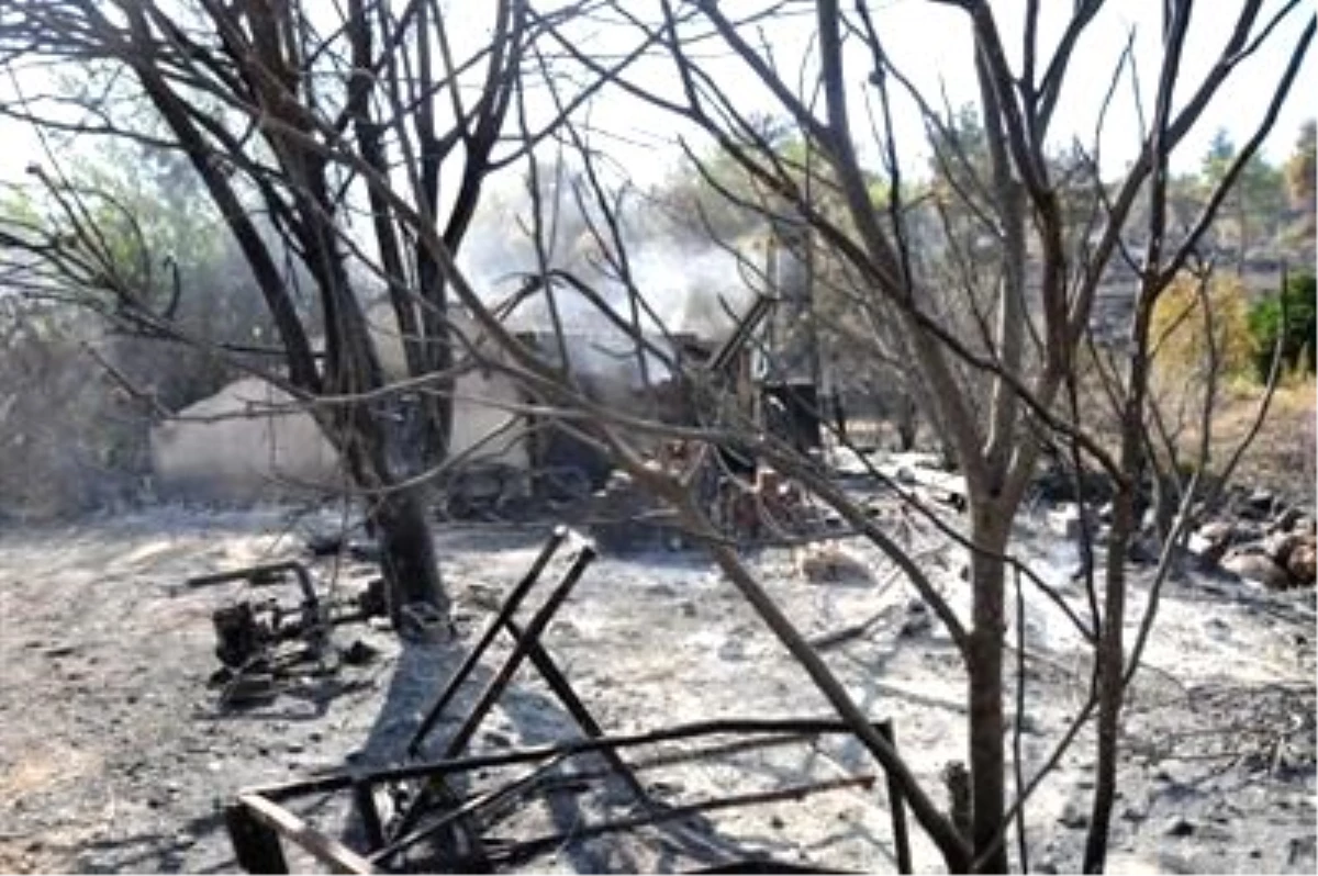 Serik\'teki Orman Yangını Yerleşim Bölgelerini Tehdit Ediyor (4)