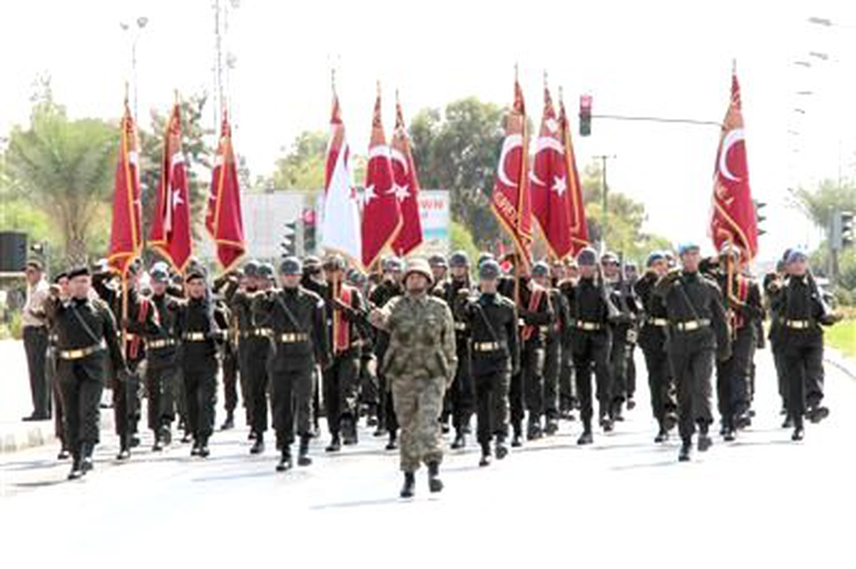 30 Ağustos Zafer Bayramı Lefkoşa\'da Törenle Kutlandı