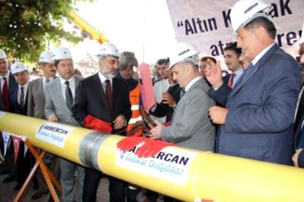 Bartın Doğalgaz Hattı Kaynak Töreni