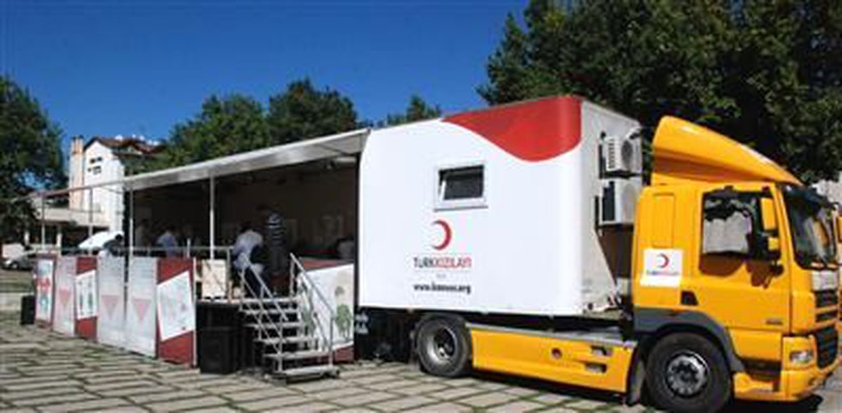 Bismil\'de Kan Bağışı Kampanyası