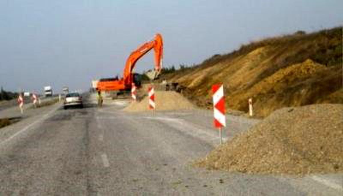 Çan\'da Yol Çalışması