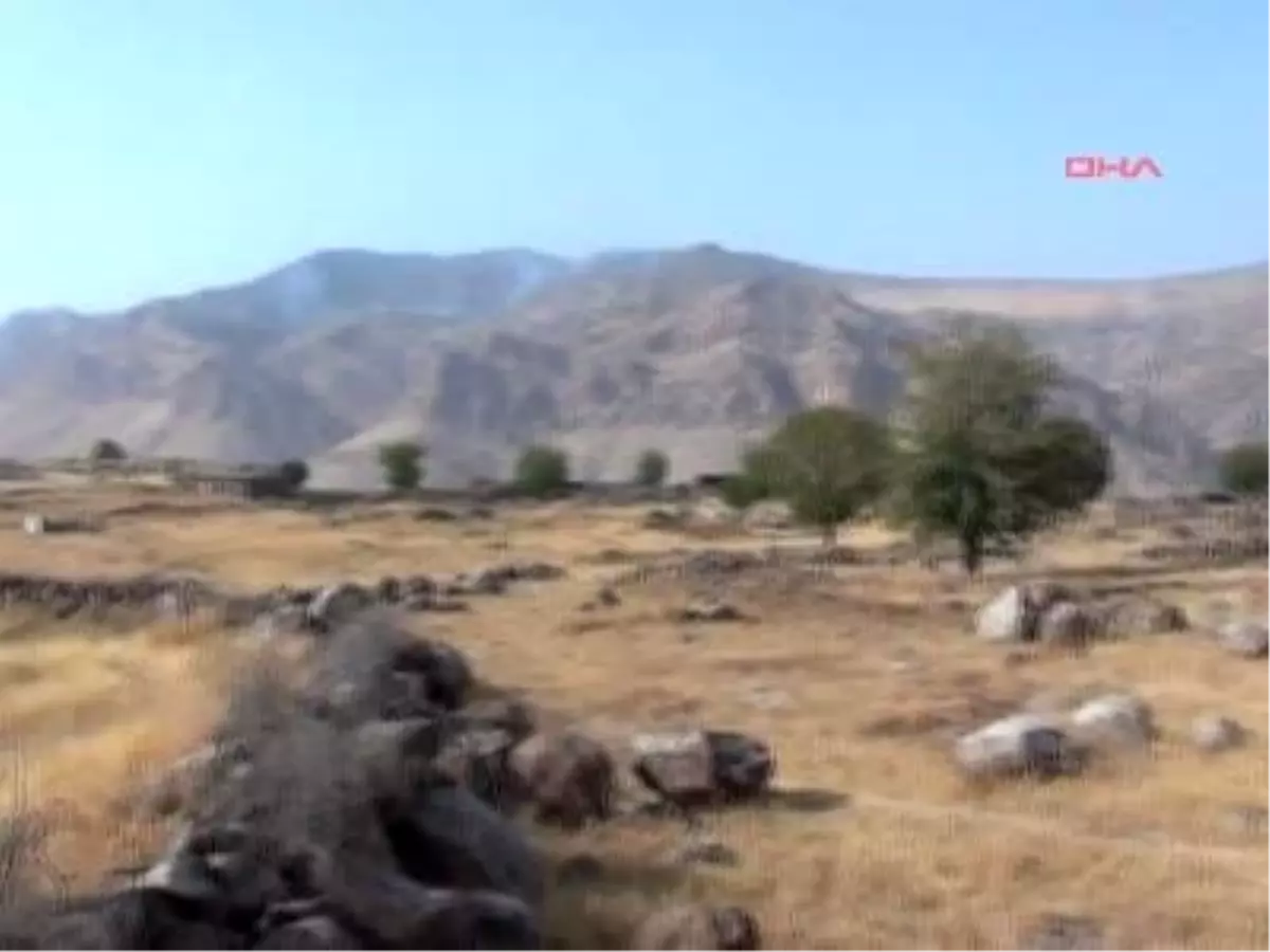 Havan Atışları Sonucu Kilise Dağları\'nda Yangın Çıktı