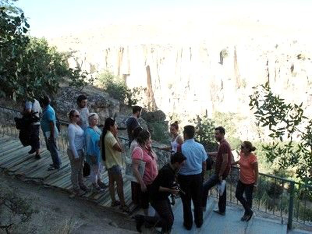 Ihlara Vadisi\'nde Yürüyüş Yolları Yenileniyor